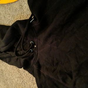 Black champion hoodie